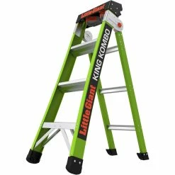 New 👏 Little Giant Ladders King Combo Pro 4 Combination Ladder 😀