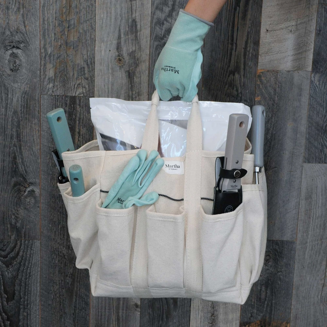 Outlet π Martha Stewart Collection MTS-CNVBG Heavy Duty Canvas Garden Bag β 3 Outlet π Martha Stewart Collection MTS-CNVBG Heavy Duty Canvas Garden Bag β