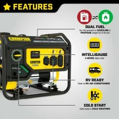 Best deal 🎉 Champion 3500W Dual Fuel Portable Generator 👏 -Patio Garden Garage Sales unnamed file 112