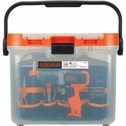 Discount 👏 Black + Decker 20V MAX Cordless Drill With 28 Pc. Home Project Kit 🎁