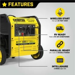 Budget 😉 Champion 4250W Wireless Remote Start Open Frame Inverter Generator With Quiet Tech ✔️ -Patio Garden Garage Sales unnamed file 124