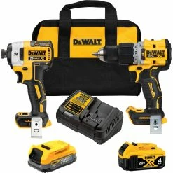 Best Pirce 🥰 DeWalt 20V Max XR Brushless 2 Tool Combo Kit 🔔