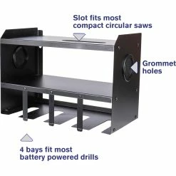 Budget 🎉 Montezuma 4 Bay Power Tool Organizer 🔔 -Patio Garden Garage Sales unnamed file 1367