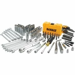 Hot Sale ⭐ DeWalt 142 Pc. 1/4 In. & 3/8 In. Drive Mechanics Tool Set ⭐ -Patio Garden Garage Sales unnamed file 1370