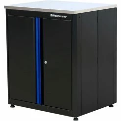 Discount 🔥 Montezuma 2 Door Base Cabinet With Stainless Steel Worktop 💯