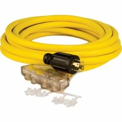 Outlet ๐ Champion 25 Ft. 30 Amp 125/250V Fan Style Generator Extension Cord ๐