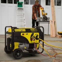 Flash Sale ⌛ Champion Sports Champion 5000W Portable Generator With Wheel Kit ✨ -Patio Garden Garage Sales unnamed file 173