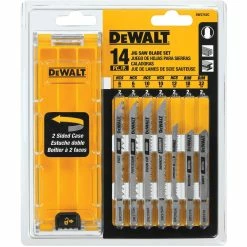 Patio Garden Garage Sales 4 Coupon 𧨠DeWalt T-Shank Jig Saw 14 Pc. Blade Set With Case π
