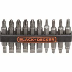 Best Pirce 👍 Black & Decker Black + Decker 10 Pc. Screwdriver Bit Set 🌟 -Patio Garden Garage Sales unnamed file 219