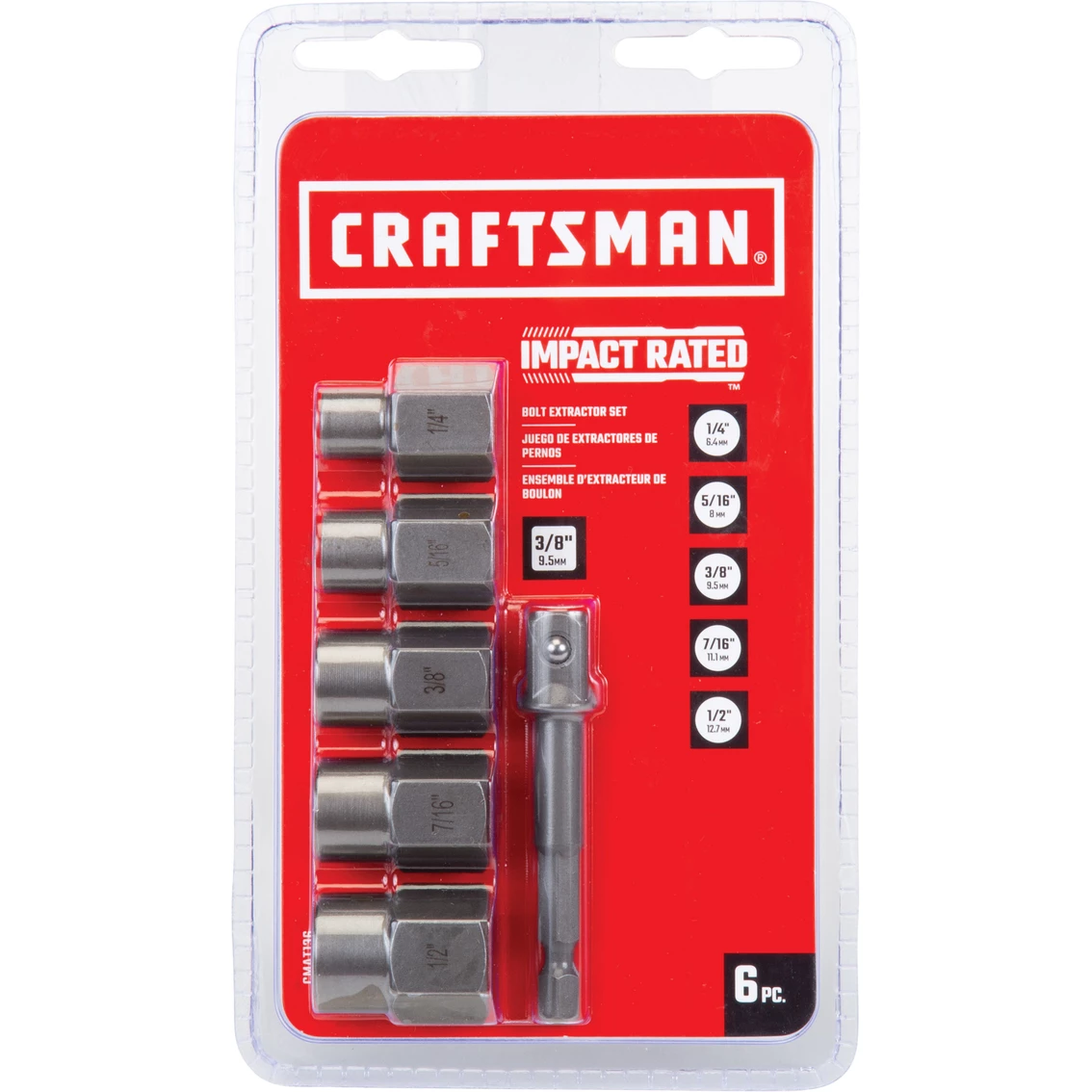 New ✔️ CRAFTSMAN 6 Pc. IMPACT READY Bolt Extractor Set ⌛ 4 New ✔️ CRAFTSMAN 6 Pc. IMPACT READY Bolt Extractor Set ⌛ - Image 2