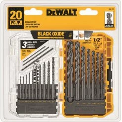 Flash Sale 🧨 DeWalt 20 Pc. Black Oxide Drill Bit Set 🎁 -Patio Garden Garage Sales unnamed file 479