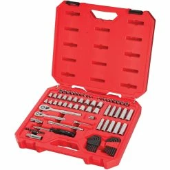 New 🔥 Craftsman 83 Pc. 1/4 And 3/8 In. Drive Mechanics Tool Set ✔️