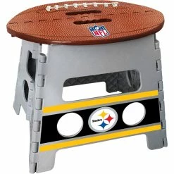 New 🧨 Fan Mats NFL Football Folding Step Stool 👏