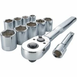 Patio Garden Garage Sales 26 Outlet π CRAFTSMAN 11-Piece Metric 3/8-in Drive 6-point Shallow Socket Set π₯°