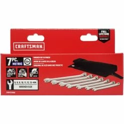 Budget 👏 Craftsman 12 Point METRIC 🔧 Wrench Set Steel 7 Pc. 🔥