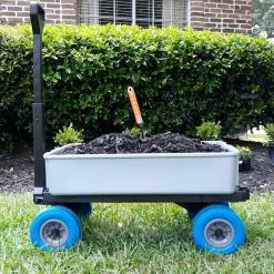 New 🌟 Other Brands Mighty Max Cart, Silver And Blue ⌛ -Patio Garden Garage Sales unnamed file 873