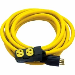 Flash Sale 😍 Champion 25-Foot 125/250-V Duplex Generator Extension Cord With Circuit Breakers 👏