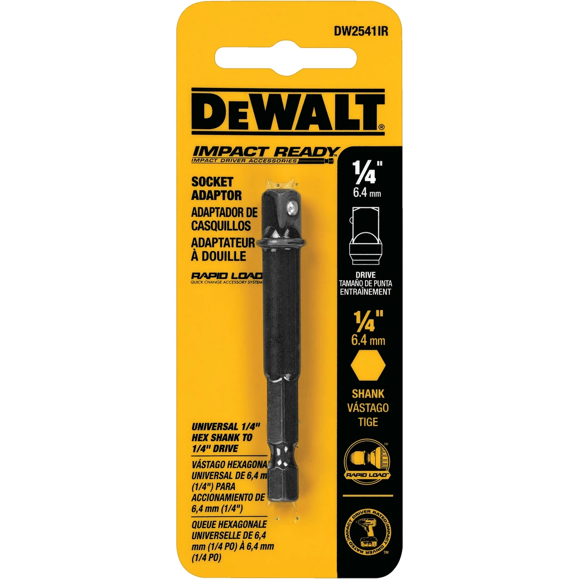 Wholesale 😉 DeWalt Impact Ready 1/4 In. Hex Shank Socket Adaptor 🥰 3 Wholesale 😉 DeWalt Impact Ready 1/4 In. Hex Shank Socket Adaptor 🥰