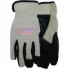 Best deal ✔️ Midwest Gloves & Gear Ladies Synthetic Leather Padded Palm Gloves, Large ⭐